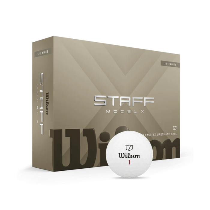 Wilson Staff Model X White 12-Ball White color