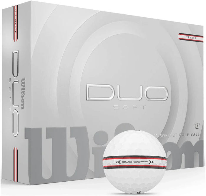 Wilson 2025 Duo Soft Golf Balls - TRK 360 Red color