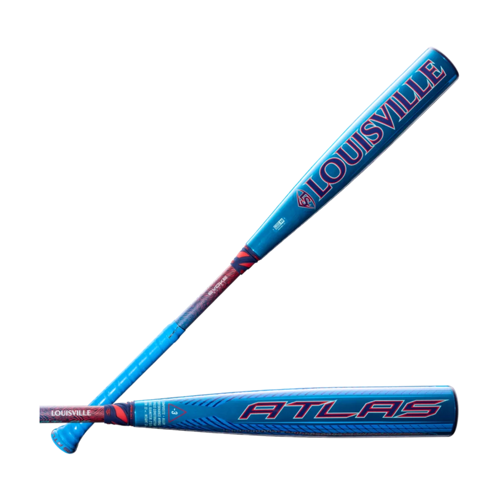 Wilson 2027 Louisville Slugger Atlas Hybrid (-3) BBCOR Baseball Bat Blue Color