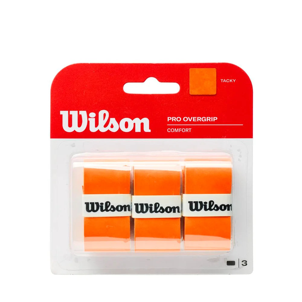 Wilson Pro Overgrip Burn Orange Color