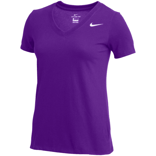 Nike dri fit v neck 2024 shirts womens
