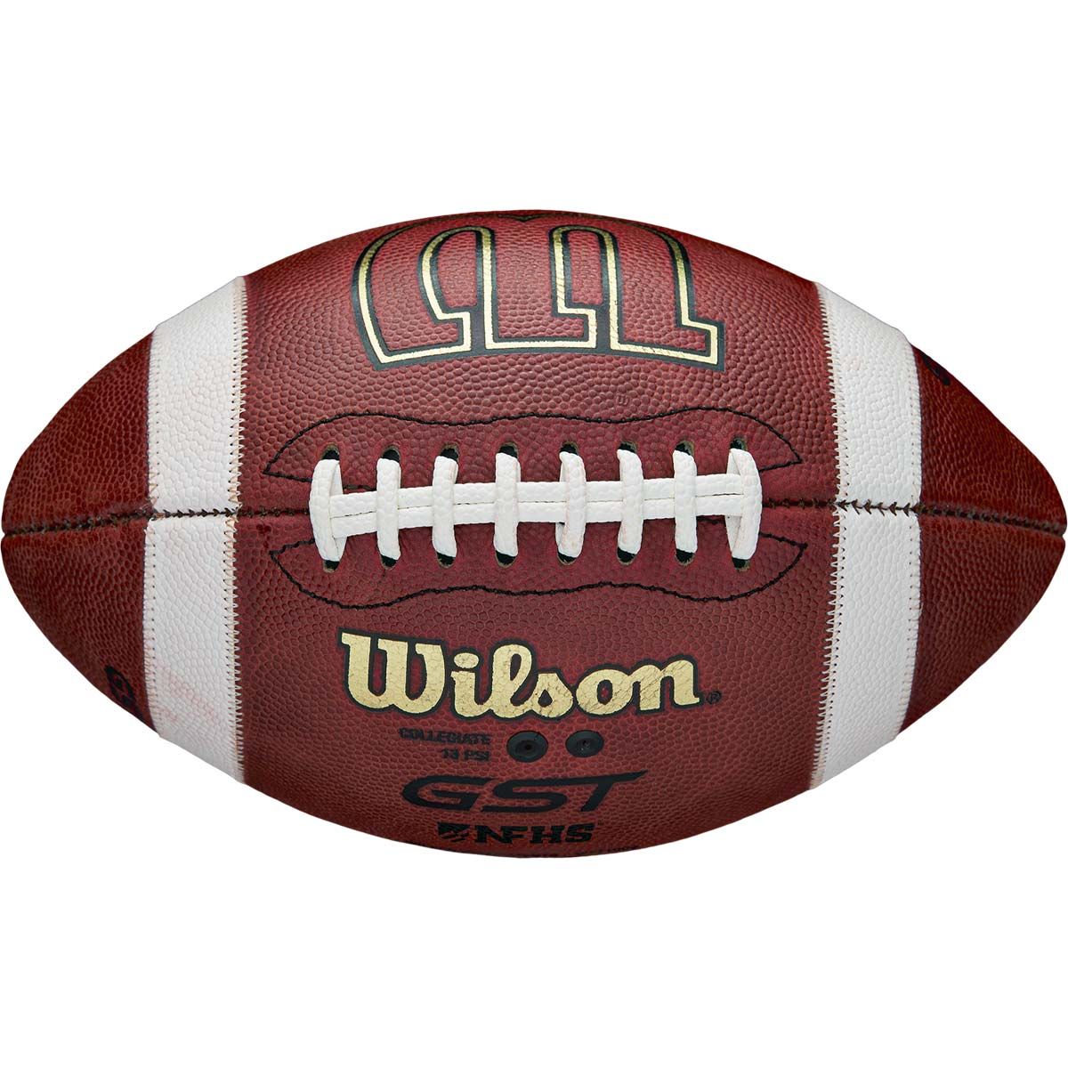 Wilson 1002 GST Leather NFHS Game Football - Official Size