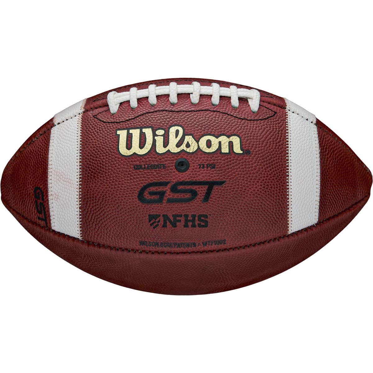 Wilson 1002 GST Leather NFHS Game Football - Official Size