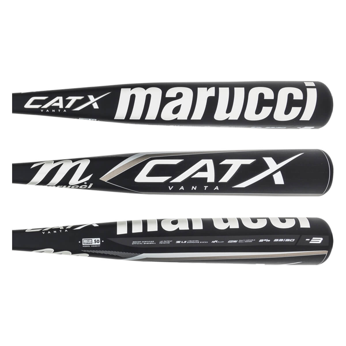 Marucci CATX Vanta (-3) BBCOR Baseball Bat: MCBCXV
