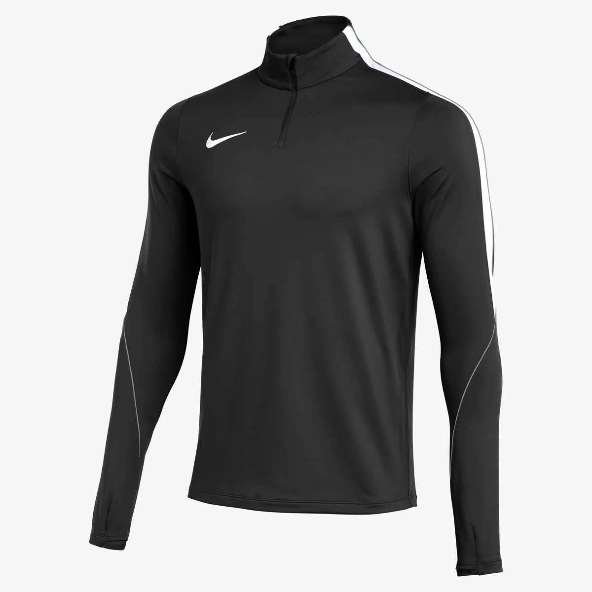 Nike Men's Dri-FIT Strike 1/4 Zip Long-Sleeve Soccer Drill Top Black Color