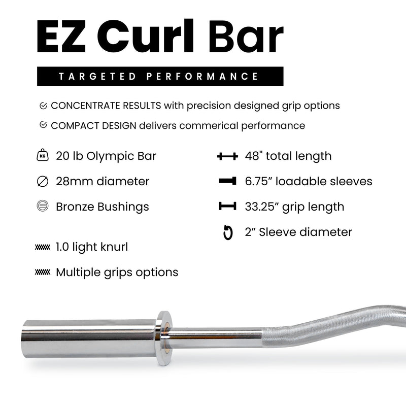 Barra Olympic EZ Curl 