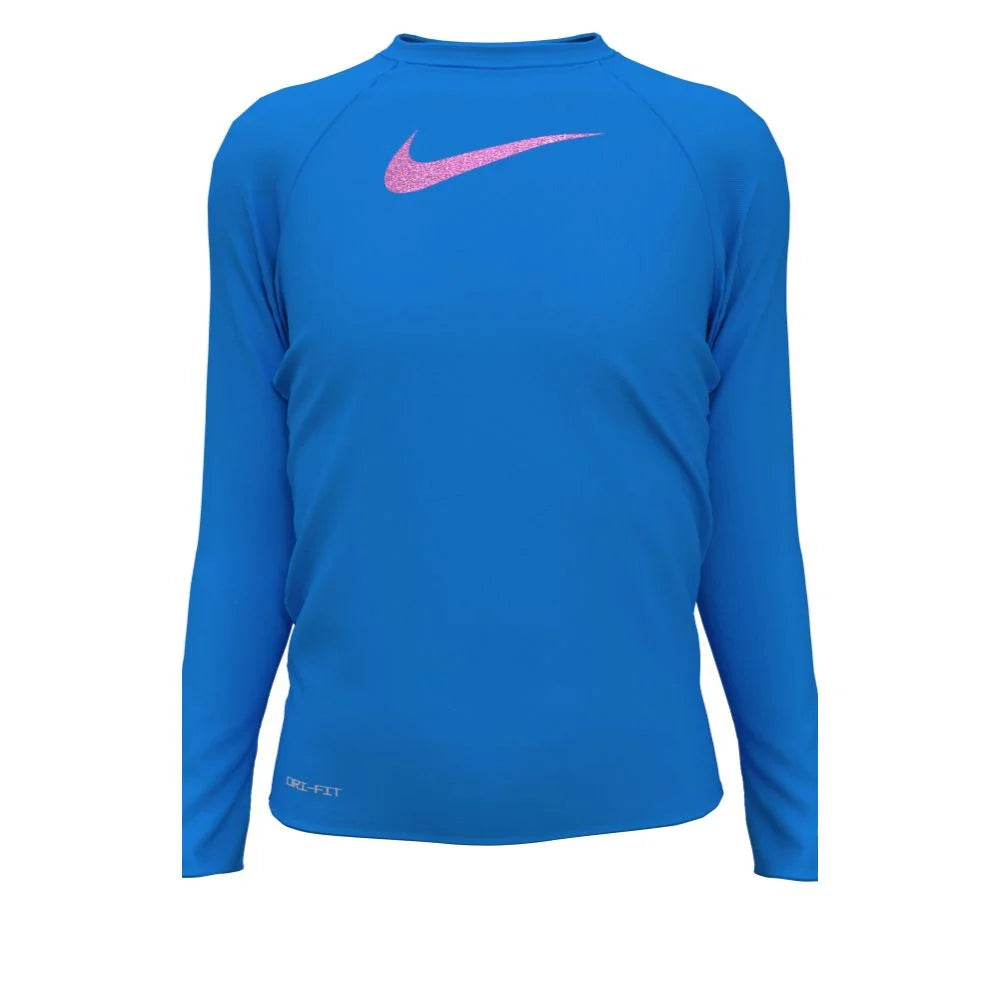 Nike Swim Girls Swoosh Long Sleeve Hydroguard