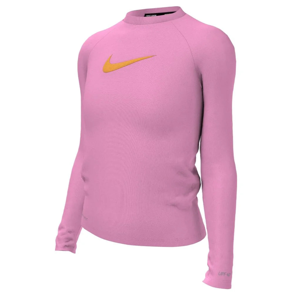 Nike Swim Girls Swoosh Long Sleeve Hydroguard