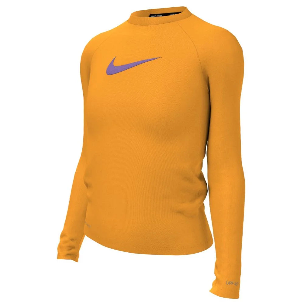 Nike Swim Girls Swoosh Long Sleeve Hydroguard