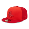 Gorra ajustada tricolor del equipo New Era 59Fifty MLB Oakland Athletics