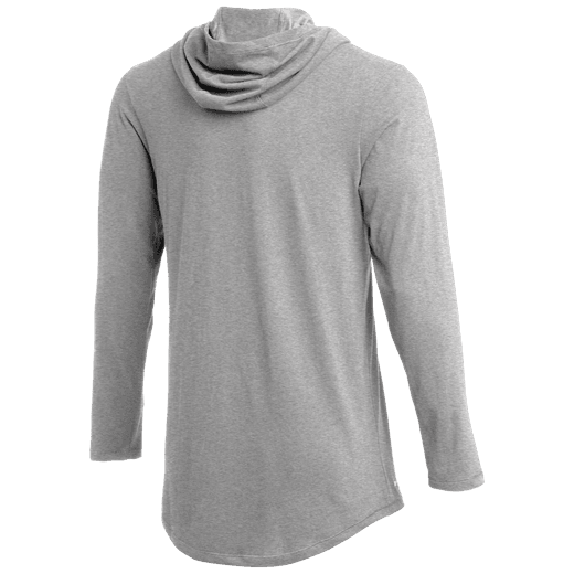 Mens long sales sleeve hooded tee