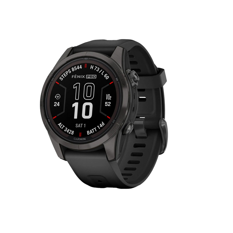 Garmin Fēnix® 7S – Edición Solar Zafiro - Gris Carbón 