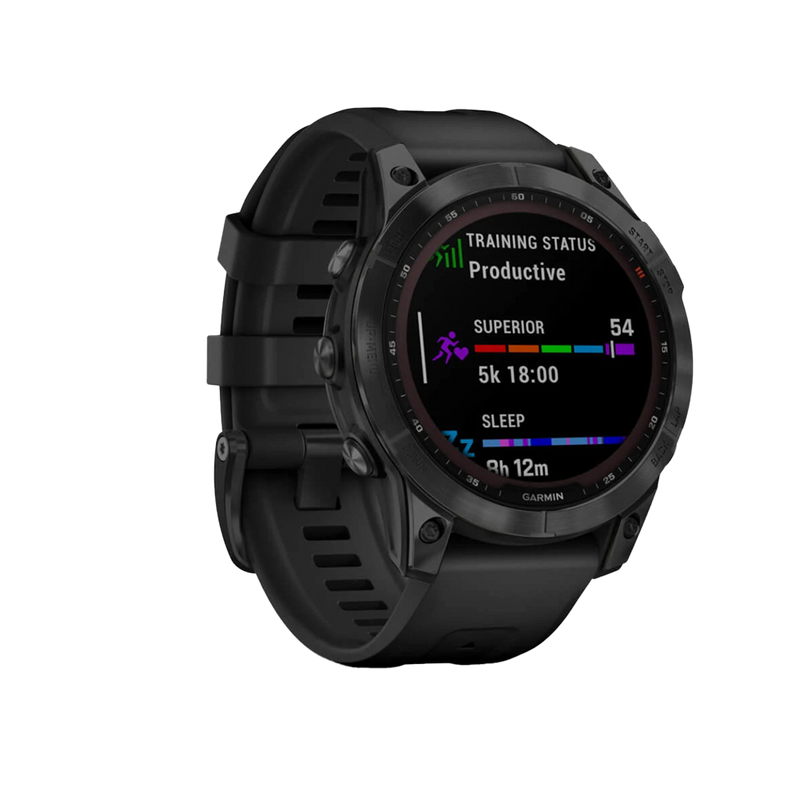 Garmin Fēnix® 7S – Edición Solar Zafiro - Gris Carbón 