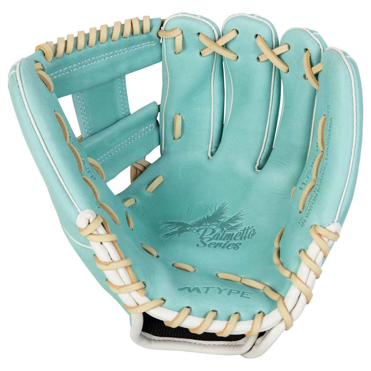 Blue softball glove on sale