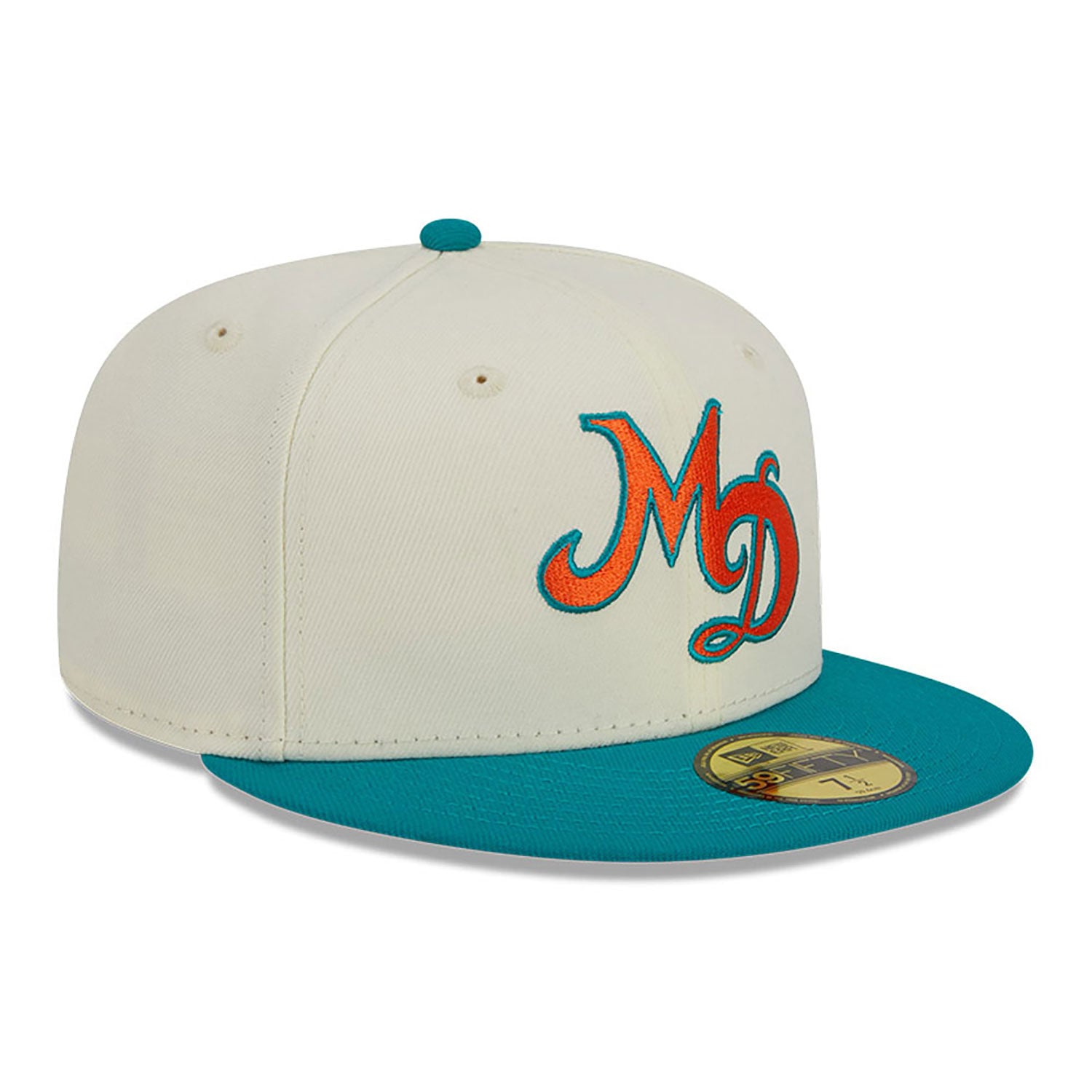 Miami Dolphins NFL City Originals White 59FIFTY Fitted Cap