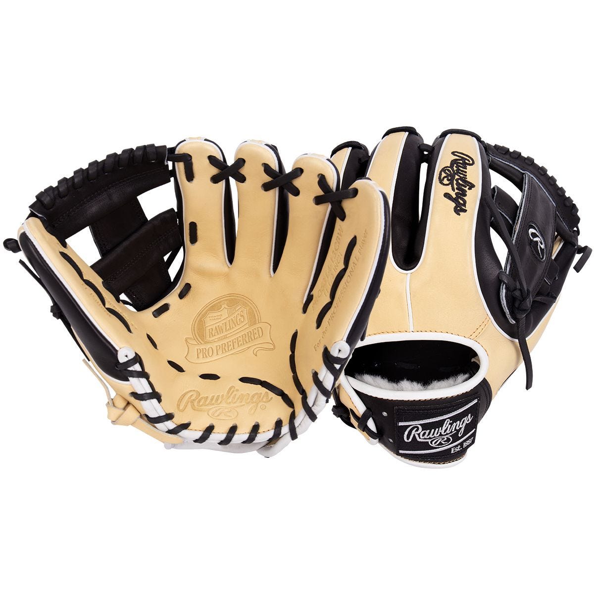 Rawlings Pro Preferred 11.5" Infield Baseball Glove: PROS314-13CBW