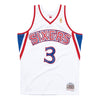 Camiseta Swingman para hombre Philadelphia 76ers Local 1996-97 Allen Iverson