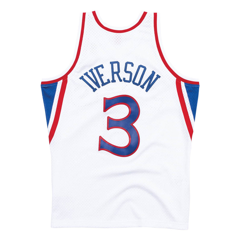 Camiseta Swingman para hombre Philadelphia 76ers Local 1996-97 Allen Iverson