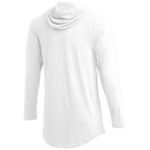 White t shirt with hoodie sales