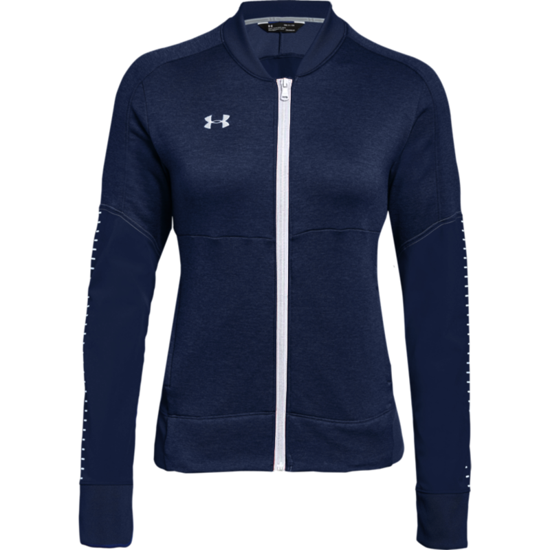 UA Women's Qualifier Hybrid Warm-up Jacket | Midway Sports.