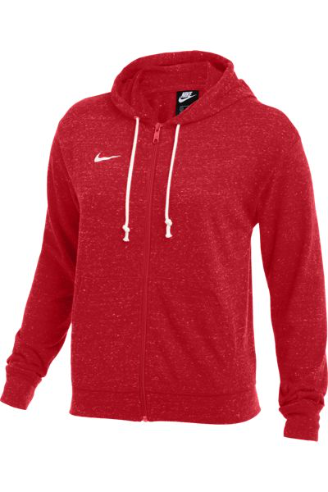 Women's gym vintage top full zip hoodie