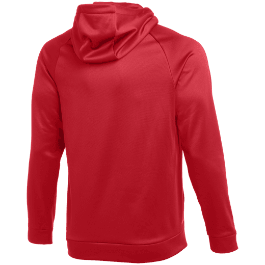 Red nike dri fit sales hoodie