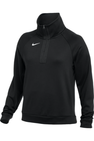 Black nike women's half discount zip
