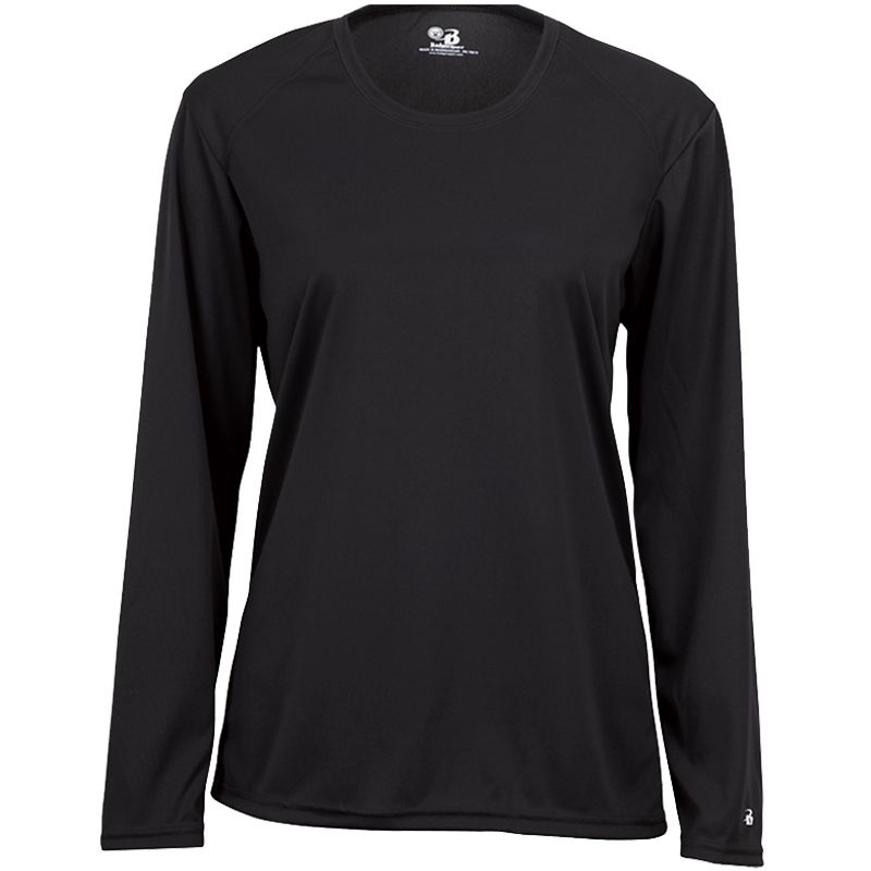Badger B-core Ladies Long Sleeve Tee | Midway Sports.