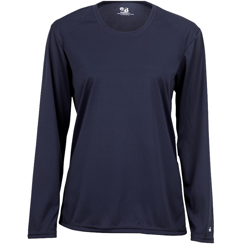 Badger B-core Ladies Long Sleeve Tee | Midway Sports.