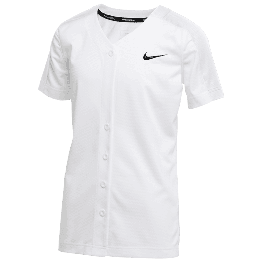 Kids Nike Stock Vapor Select Full Button Jersey