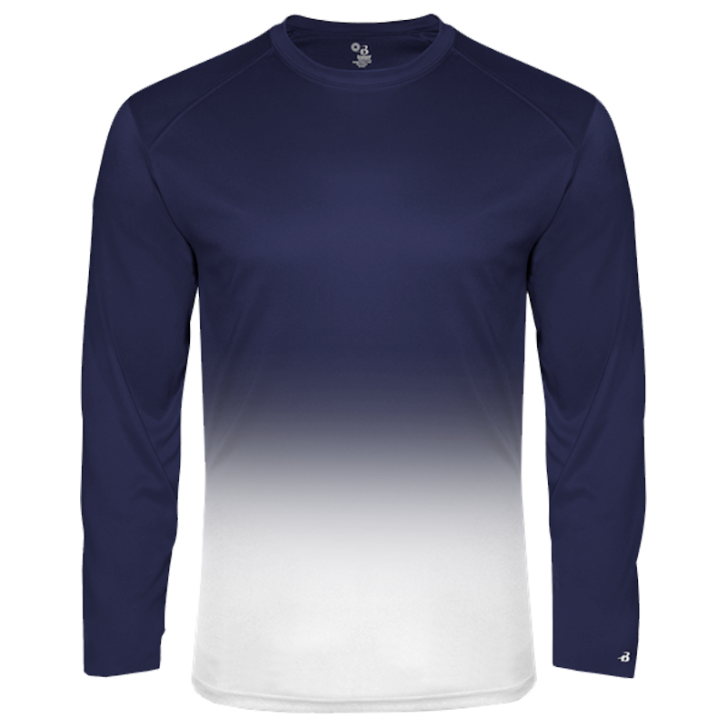 Badger Ombre Long Sleeve Tee | Midway Sports.