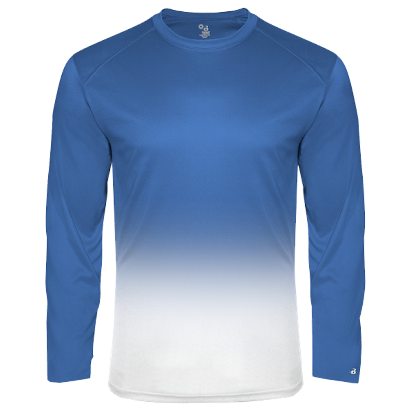 Badger Youth Ombre Long Sleeve Tee | Midway Sports.