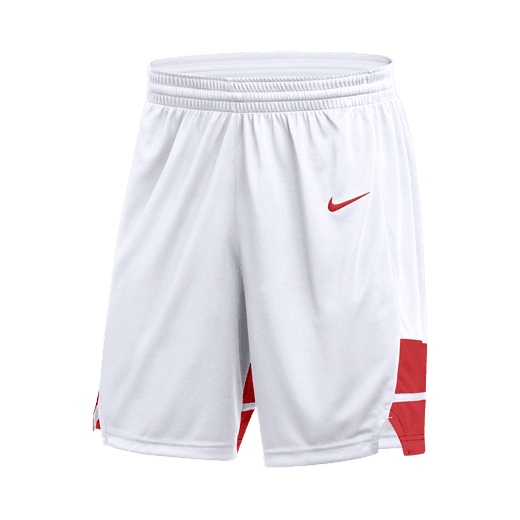 White nike athletic sales shorts