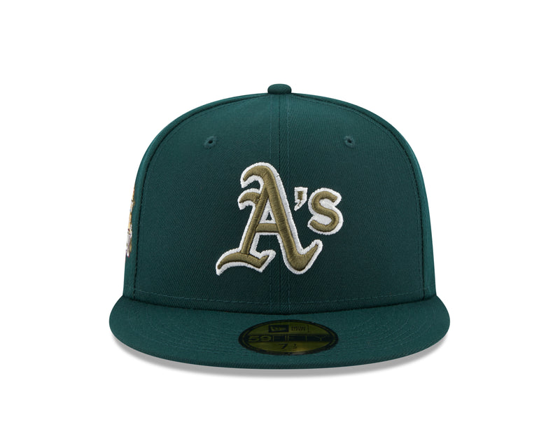 Gorra ajustada New Era Oakland Athletics 40th Anniversary Spring Training Botanical 59FIFTY