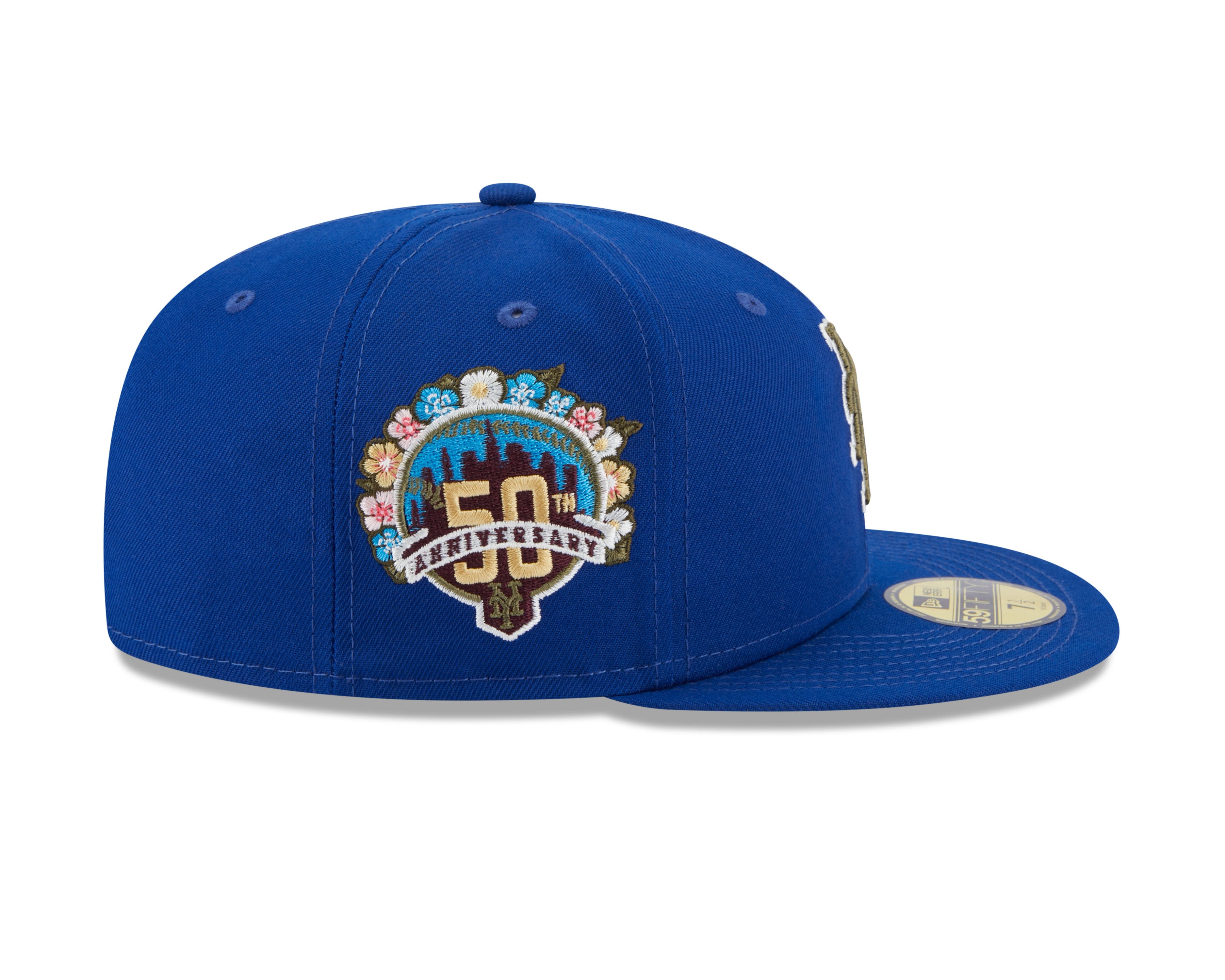 Men's New Era Royal York Mets 50th Anniversary Spring Training Botanical 59FIFTY Fitted Hat