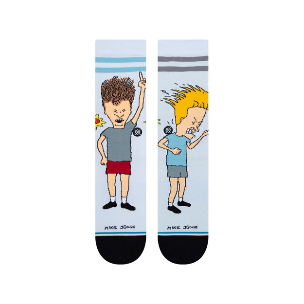 BEAVIS AND BUTTHEAD SETTLE DOWN CREW SOCKS | Midway Sports.
