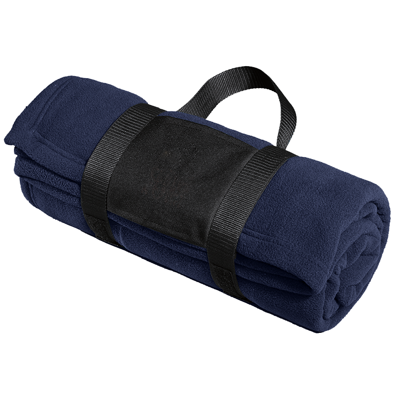 Port Authority Fleece Blanket with Carrying Strap | Midway Sports.