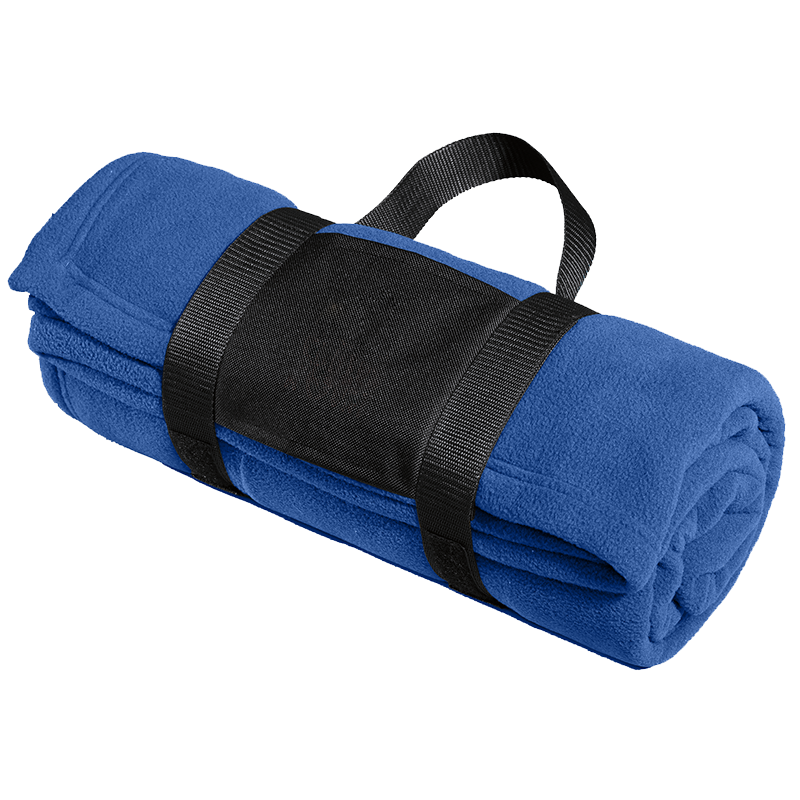 Port Authority Fleece Blanket with Carrying Strap | Midway Sports.