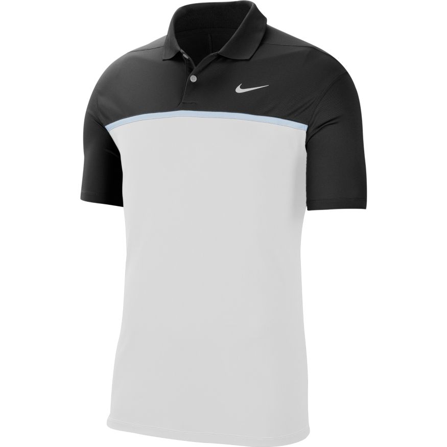 Nike Dri-FIT Victory Men’s Black/White Golf Polo | Midway Sports.