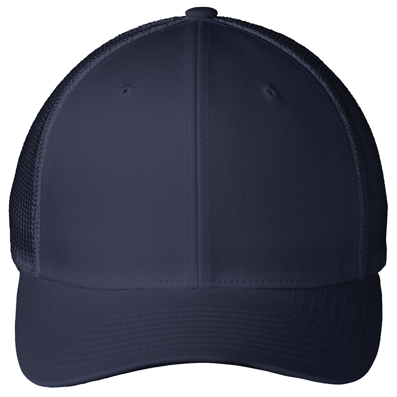 Port authority flexfit mesh top back cap