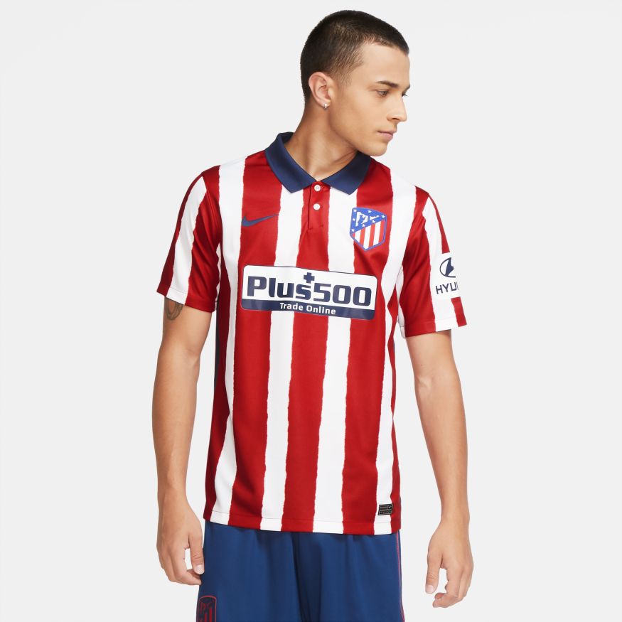 Atlético de Madrid 2020/21 Stadium Home Men's Soccer Jersey | Midway Sports.