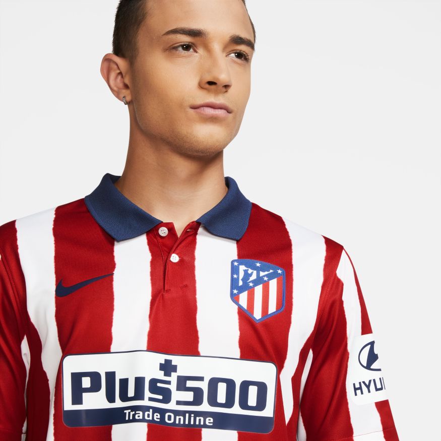 Atlético de Madrid 2020/21 Stadium Home Men's Soccer Jersey | Midway Sports.