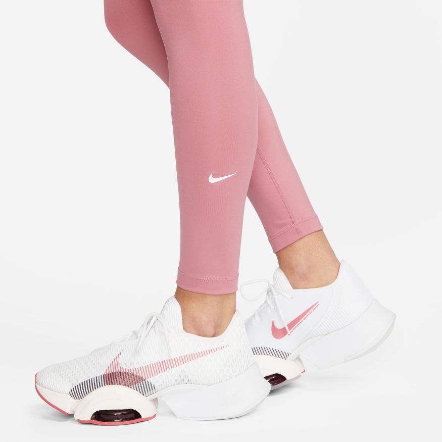 Nike Performance ONE SHORT - Leggings - lt fusion red/cedar/white