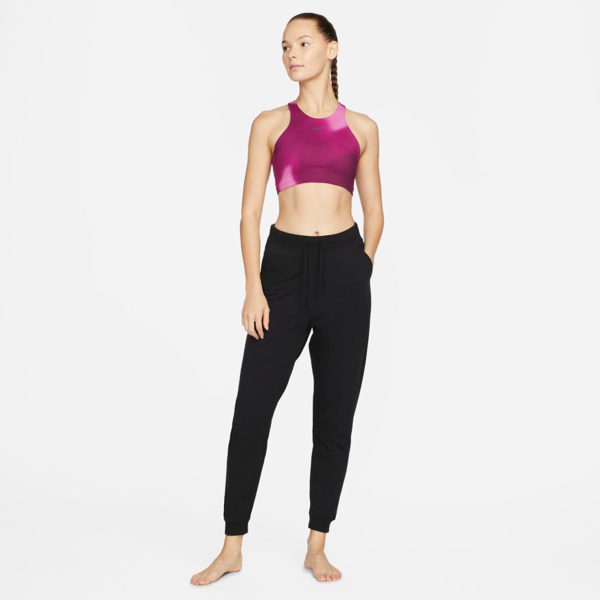 Nike Yoga Dri-FIT Swoosh Women's Medium-Support Printed Sports Bra | Midway Sports.