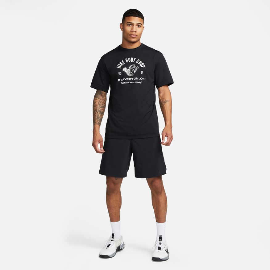 Nike Dri-Fit UV Hyverse Men's Short-Sleeve Fitness Top