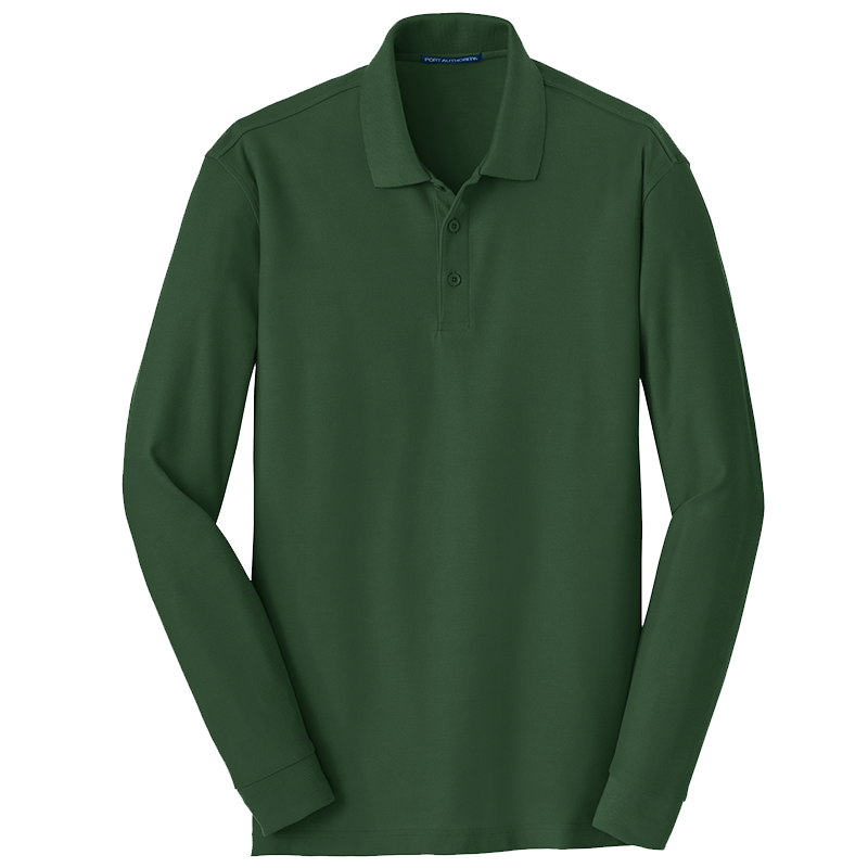 Port Authority Long Sleeve Core Classic Pique Polo | Midway Sports.