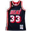Camiseta Swingman de Mitchell & Ness Alonzo de luto de los Miami Heat 1996-97