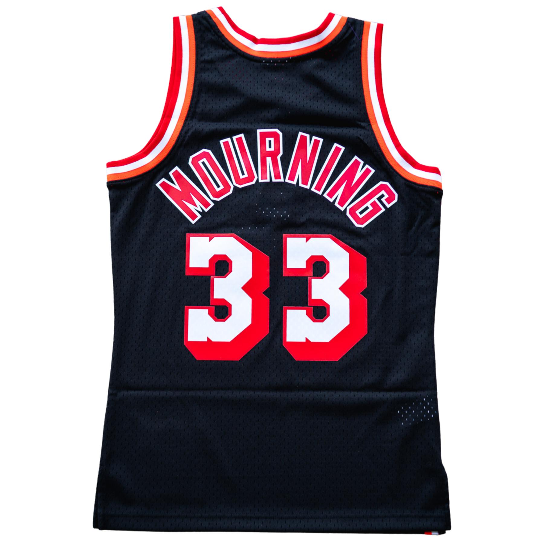 Alonzo Mourning Miami Heat 1996-97 Swingman Jersey | Midway Sports.
