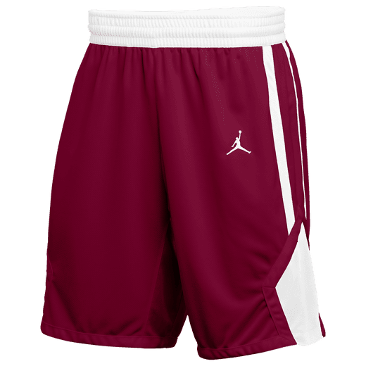 Red jordan top basketball shorts