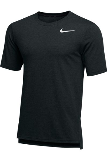 MEN'S NIKE HYPER DRY SHORT SLEEVE BREATHE TOP Product End Date 1/01/21 | Midway Sports.